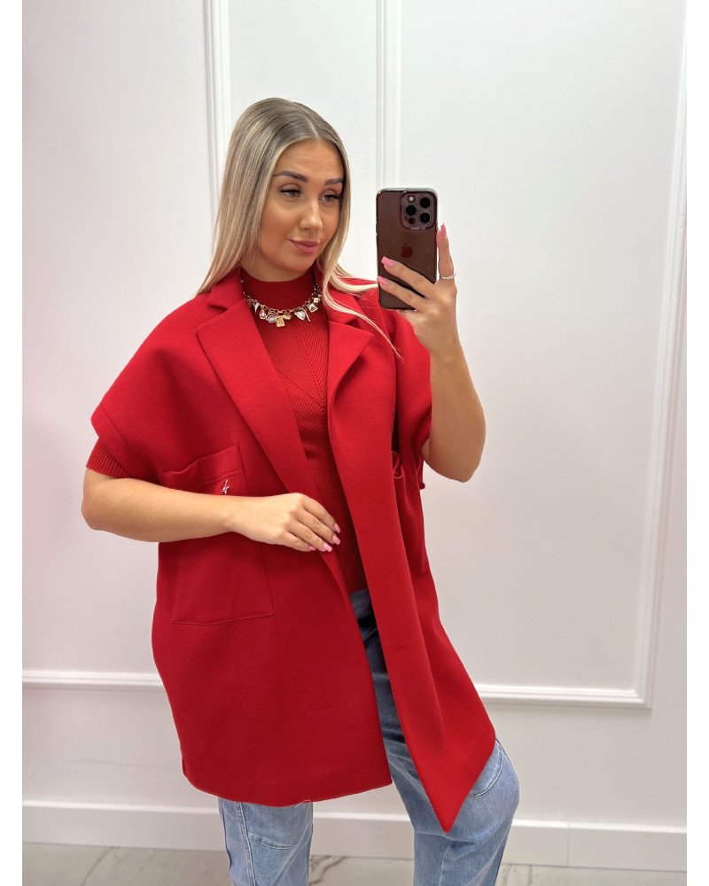 Kamizelka dresowa By o la la...! red kiss