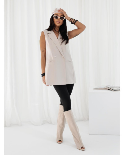 Kamizelka materiałowa By o la la...! nude